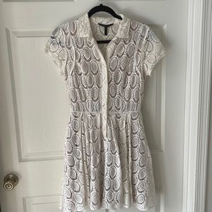 Cream Lace BCBG Dress